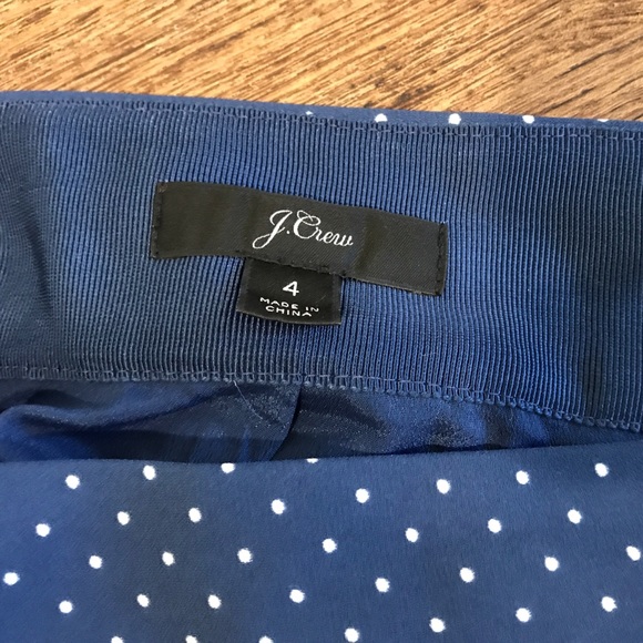 J. Crew Pleated Midi Skirt in Polka Dots - Picture 7 of 8